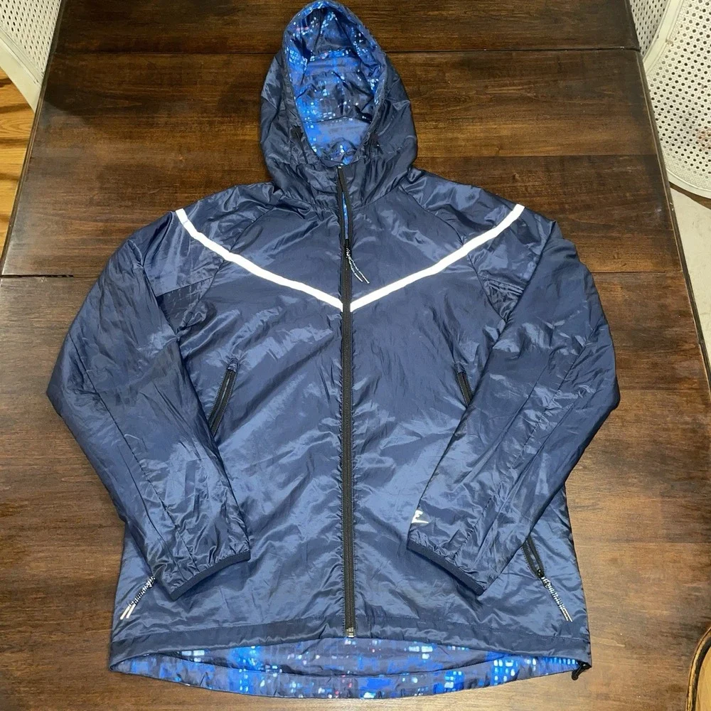 Nike Men's City At Night Reversible Jacket Size Large Running Jacket